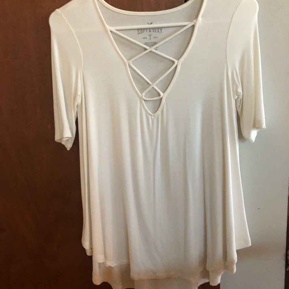White soft shirt